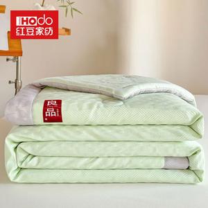 Red Bean Home Textiles Одеяло летнее вафельное жаккард, 150х200 см, легкое и комфортное, цвет Barley Green