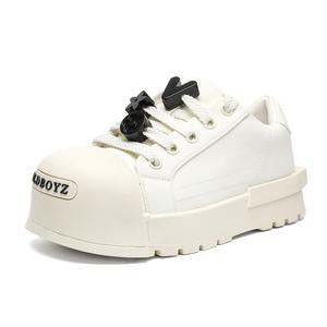 Kalinsd Белые низкие кеды на платформе унисекс 1971, цвет White