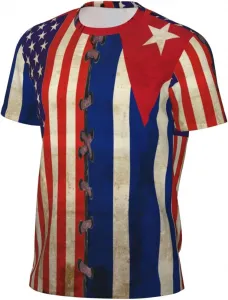 Мужская футболка с сетчатыми вставками, короткий рукав, быстросохнущая