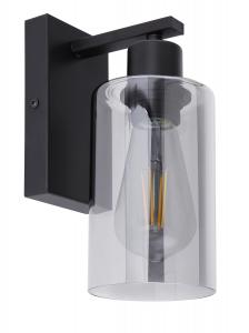 Настенная лампа Globo, 10x15x23 см, серый/черный