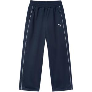 Детские вязаные спортивные штаны T7 PUMA, темно-синий