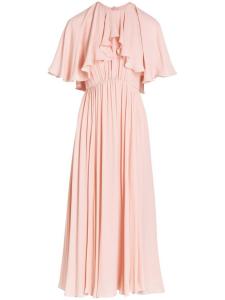 Giambattista Valli креповое платье миди, розовый