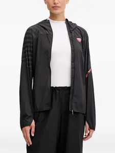 Легкая куртка с капюшоном Trail Reflective Wind Dynafit, черный