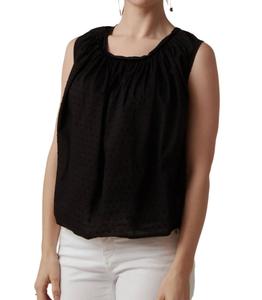 Топ Giboulee черного цвета Elsa Esturgie