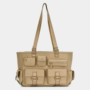 Многофункциональная сумка-тоут через плечо с множеством карманов Fashnzfab