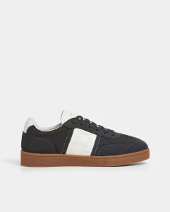 Мужские кроссовки из замши и кожи Harper League Hackett, темно-серый