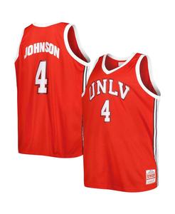 Мужская майка Larry Johnson Scarlet UNLV Rebels Big and Tall Swingman Mitchell & Ness