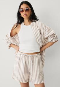 Шорты Ellos Collection Shorts, Beige Gestreift/Beige