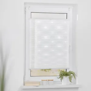 [T] Жалюзи плиссе «Plissé Klemmfix, без сверления, натяжение, прогар», LICHTBLICK ORIGINAL, полупрозрачные, в современном мятом виде. Легко установить жалюзи-плиссе на окно с помощью четырех зажимных опор – без раскачивания. Во многих цветах, а также для