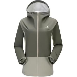 Ветровка женская Waterproof And Windproof CAMEL, bronze зеленый/серебро зеленый