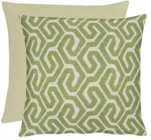 Чехол для подушки уникальный Dieter Knoll, зеленый/бежевый