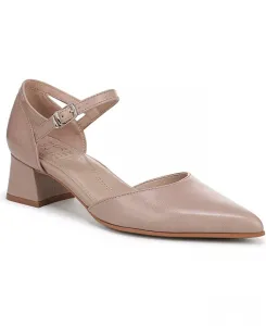 Женские туфли Maddox на блочном каблуке с ремешком на щиколотке Naturalizer, коричневый/бежевый