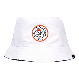 Бейсболка Converse x Keith Haring Reversible Bucket Hat 'White', белый