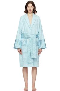 Банный халат I heart baroque Versace, синий