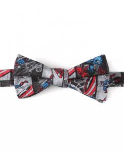 Мужской галстук-бабочка с комиксами «Капитан Америка» Marvel
