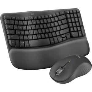 Беспроводной комплект клавиатуры и мыши Logitech Wave Keys MK670 (графитовый)