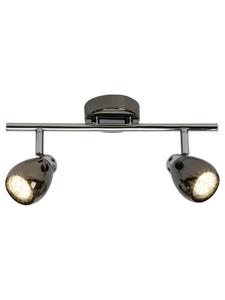 Brilliant Светодиодный прожектор Milano с двумя лампами, хромированный/черный хромированный корпус