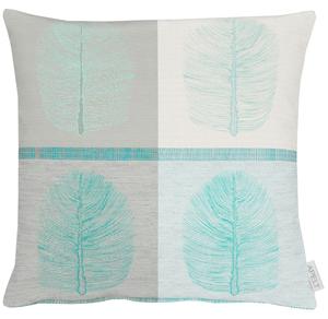 Декоративная подушка 45/45 см Apelt, серый/бирюзовый/белый