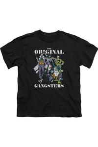 Футболка DC Comics Original Gangsters с коротким рукавом для детей Gildan, черный