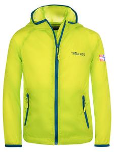 Функциональная куртка Trollkids Windbreaker Fjell, цвет Limette