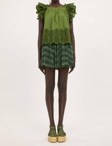 Алина Шорты в павлиньем стиле Ulla Johnson, Peacock