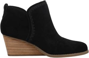 Женские повседневные ботинки TOMS Kaia с круглым носком, на среднем каблуке, до щиколотки 2-3", Black