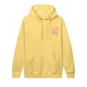 Толстовка с капюшоном Anti Social Social Club Plain Sight, цвет Желтый