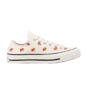 Кроссовки Converse Chuck 70 Low 'Embroidered Garden Party', белый