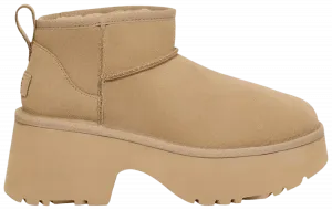 Женские классические ультраминиатюрные сапоги UGG New Heights Boot цвета «Горчичное зерно», коричневый