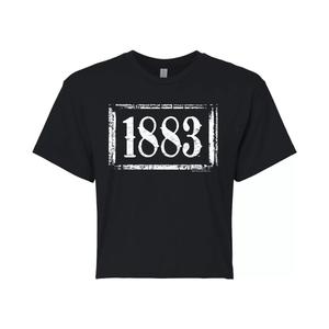 Белая укороченная футболка с логотипом для юниоров 1883 Licensed Character