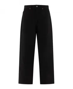 Классические черные хлопковые джинсы осень-зима 2024 Brain Dead, черный