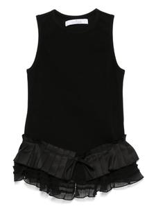 Топ с оборками Rokh, черный