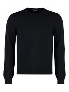 Ребристый свитер Malo, черный