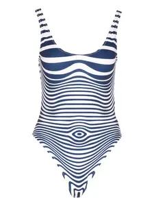 Купальник с принтом Jean Paul Gaultier, синий