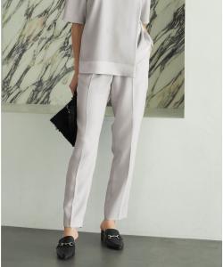 Атласные брюки с завязками на спине