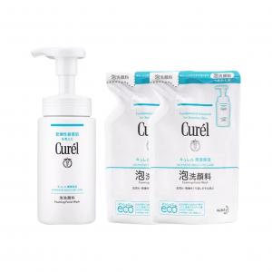 Очищающая пенка KERUN очищение, успокаивает, увлажняет, восстанавливает 150мл+130мл/150мл+130мл*2 Curél