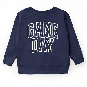 Вышитый свитшот с молодежным принтом game day arched The Juniper Shop