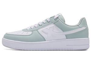 Кроссовки для скейтбординга женские, низкие, белые/зеленые Xtep