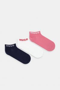 Носки 3 пары Hugo, розовый