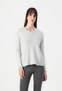 Джемпер onlcamilla с v-образным вырезом и длинными рукавами Only, Light Grey Melange