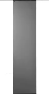 Раздвижная штора с алюминиевым держателем панели и утяжеленной штангой Saros-60 В x Ш 245 x 60 см, черная Neutex