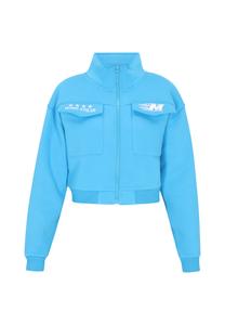 MyMo ATHLSR Худи на молнии в цвете Azure