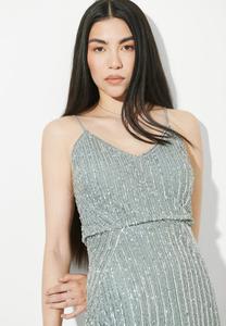 Коктейльное платье / Вечернее платье MIDI BEAUUT, светло-серый