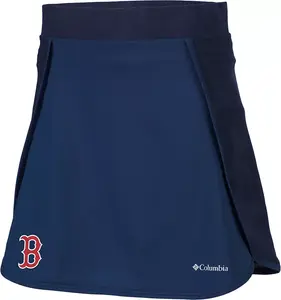 Женская юбка Columbia Boston Red Sox Omni-Wick Up Next, темно-синий