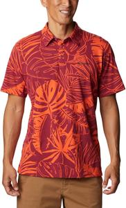 Мужская футболка-поло Thistletown Ridge Columbia Sp21, Red Onion King Palms