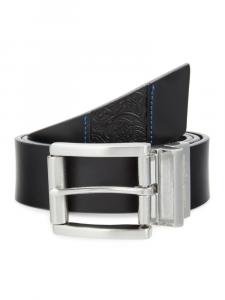 Двусторонний кожаный ремень Norton с тиснением Robert Graham, черный