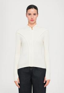 Толстовка Victoria Beckham PIPING DETAIL HOODED, Ivory/Off-White