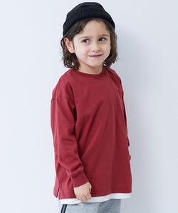 Футболка с длинными рукавами и ребристыми манжетами, размер 26SS Devirock, цвет Bordeaux
