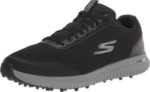 Мужские гольф-кроссовки Skechers Max Fairway 3 Arch Fit без шипов, черный/серый