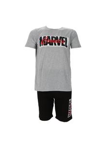Мужские пижамные шорты с короткими рукавами Marvel, серого цвета Marvel